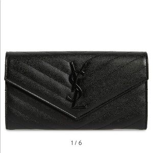 YSL long envelope wallet